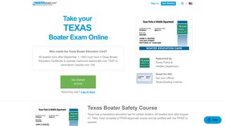 Get your Texas Boating License Online | BOATERexam.com®