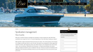Syndication Management | Boat Shares - Boating Syndication Australia