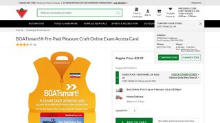 BOATsmart!® Pre-Paid Pleasure Craft Online Exam Access Card ...