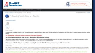 FL Boating Safety Course - Florida - Boat US Foundation eLearning ...