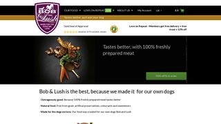 Super Premium Dog Food From Bob & Lush | Give Your Dog The Best