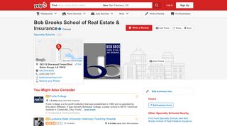 Bob Brooks School of Real Estate & Insurance - Specialty Schools ...