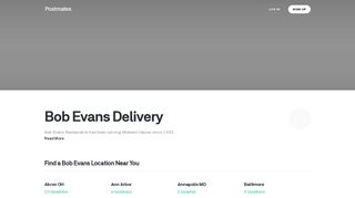 Bob Evans Delivery Near You • Order Online • Postmates On-Demand ...