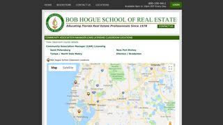 View classroom course details. - Bob Hogue School of Real Estate ...
