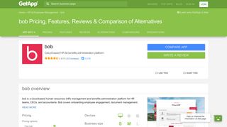 bob Pricing, Features, Reviews & Comparison of Alternatives | GetApp®