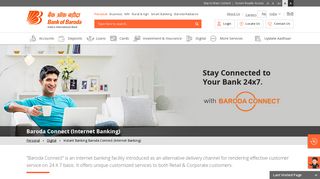 Net Banking: Baroda Connect - Internet Banking ... - Bank of Baroda
