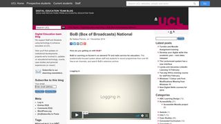 BoB (Box of Broadcasts) National | Digital Education team blog