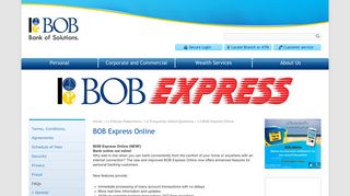 BOB Express Online | Bank of the Bahamas Limited
