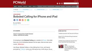 Bobsled Calling for iPhone and iPad | PCWorld