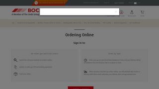 BOC Gas: Order Online