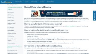 Bank of China Internet Banking – BOC iBanking Login FAQs Singapore