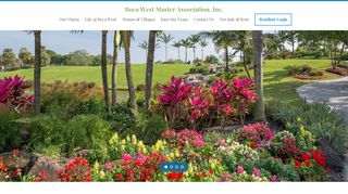 Boca West Master Association: Home