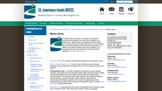 Media Library - St. Lawrence-Lewis BOCES