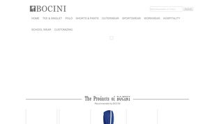 Bocini Leading Manufacturer and Wholesaler of Promotional Clothing