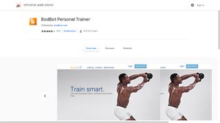 BodBot Personal Trainer - Google Chrome