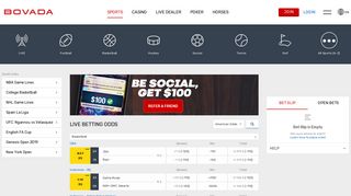 Online Sports Betting - Bet on Sports Online at Bovada Sportsbook