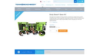 Body Beast Base Kit - Team Beachbody