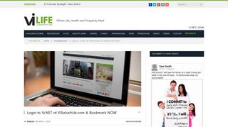 Login to Vi-NET at ViSalusHub.com & Bookmark NOW - Vi Life ...