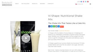 Vi-Shape® Nutritional Shake Mix - Body by Vi 90-Day Challenge