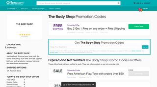 The Body Shop Promotion Codes & Promo Codes 2019 - Offers.com