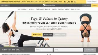 Yoga and Pilates in Sydney - Be Transformed at BodyMindLife