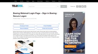Boeing Webmail Login – Sign in Boeing: Secure Logon - TeleCoz