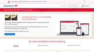 Mobile Banking & Online Banking Features from Bank of America