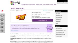 BOGOF Bingo- Player Reviews and Exclusive Offers - BingoPort