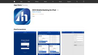 BOH Mobile Banking for iPad on the App Store - iTunes - Apple