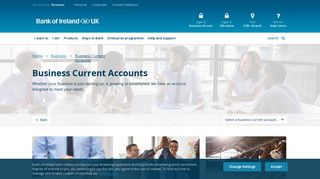 Business Current Accounts - Bank of Ireland UK