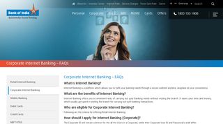 Corporate Internet Banking - BOI | Bank of India
