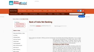 Bank of India (BOI) Net Banking Features, Online Banking Services ...