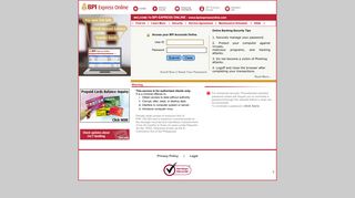 Log in to Online Banking - BPI