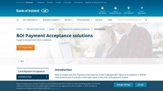 BOI Payment Acceptance Solutions Introduction | Bank of Ireland
