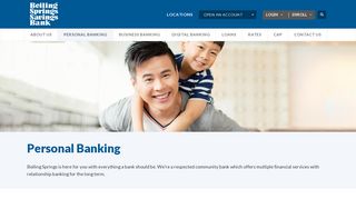 Personal Banking - Boiling Springs Savings Bank