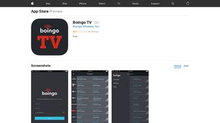 Boingo TV on the App Store - iTunes - Apple