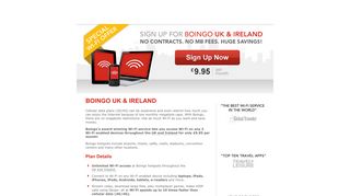 Unlimited Wi-Fi Throughout the UK & Ireland from Boingo