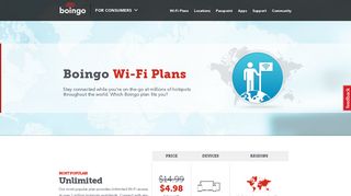 Boingo Wi-Fi Plans
