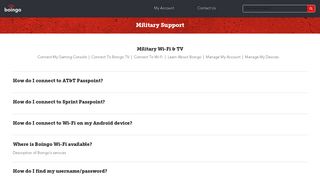 Military Wi-Fi & TV - Connect With Boingo
