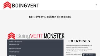 BoingVERT Monster Exercises – BoingVERT