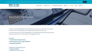 Payments Support | Merchant Resources | BOIPA UK