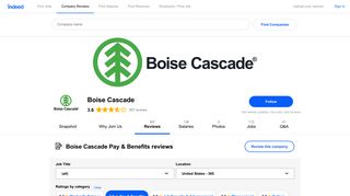 Working at Boise Cascade: 138 Reviews about Pay & Benefits ...