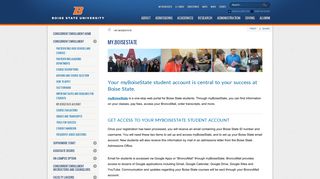 Accessing myBoiseState - Boise State Extended Studies