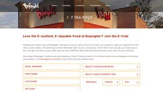 E-Club BOGO - Bojangles' Famous Chicken 'n Biscuits