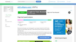 Access e22.ultipro.com. UltiPro