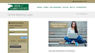 Online Banking Login - Bank of Clarke County