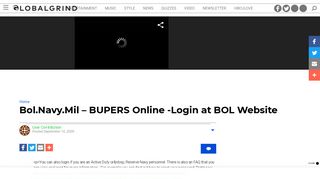 Bol.Navy.Mil – BUPERS Online -Login at BOL Website | Global Grind