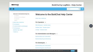 Welcome to the BoldChat Help Center