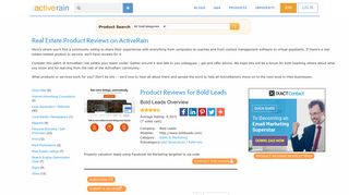 Bold Leads reviews on ActiveRain