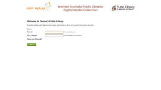 Denmark Public Library - Login - BorrowBox